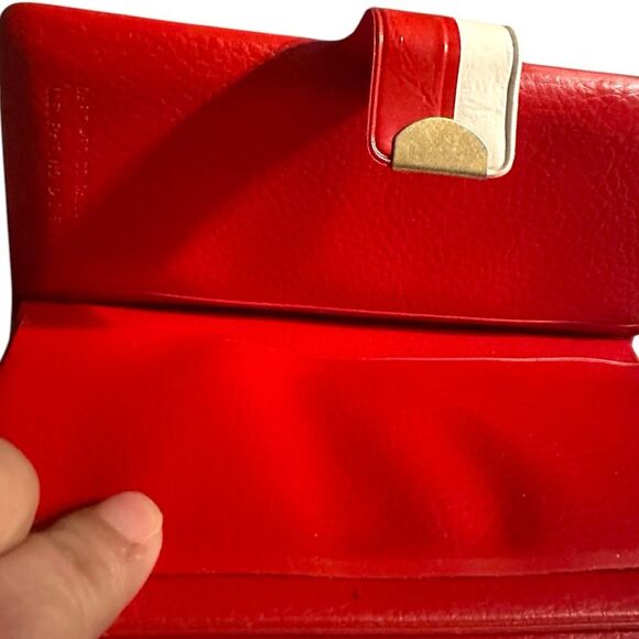Vintage Vinyl Wallet 1970's red, white and blue. Dart Mfg company Dallas Tx. - Picture 4 of 12